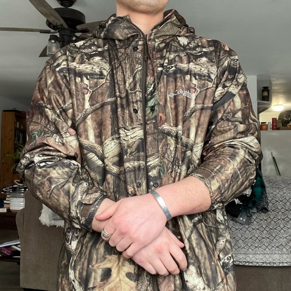 Columbia Camouflage Rain Jacket - Picture 6 of 8